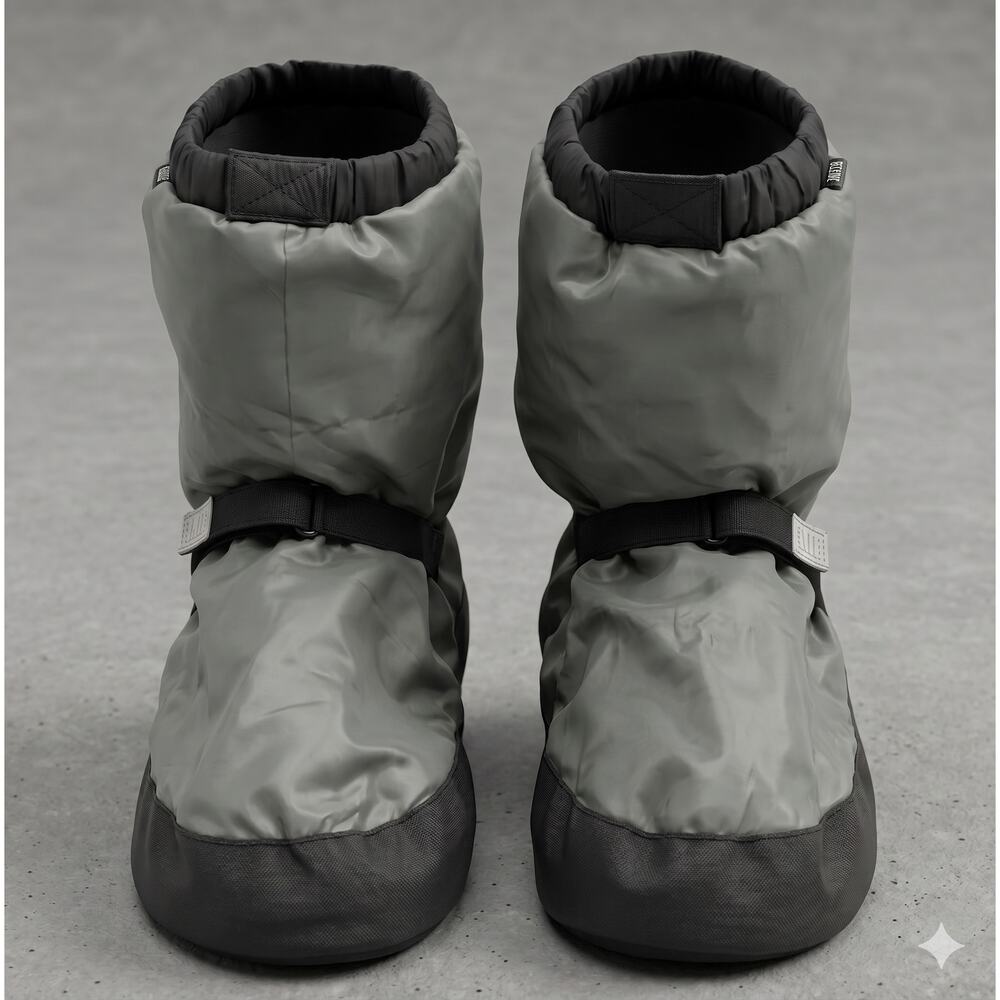 Bloch Womens L/8-10 Comfort Nylon Minimalist Warm Up Ballet‎ Dance Booties Shoes